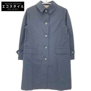 Aquascutum Navy Glossy Single Coat 8