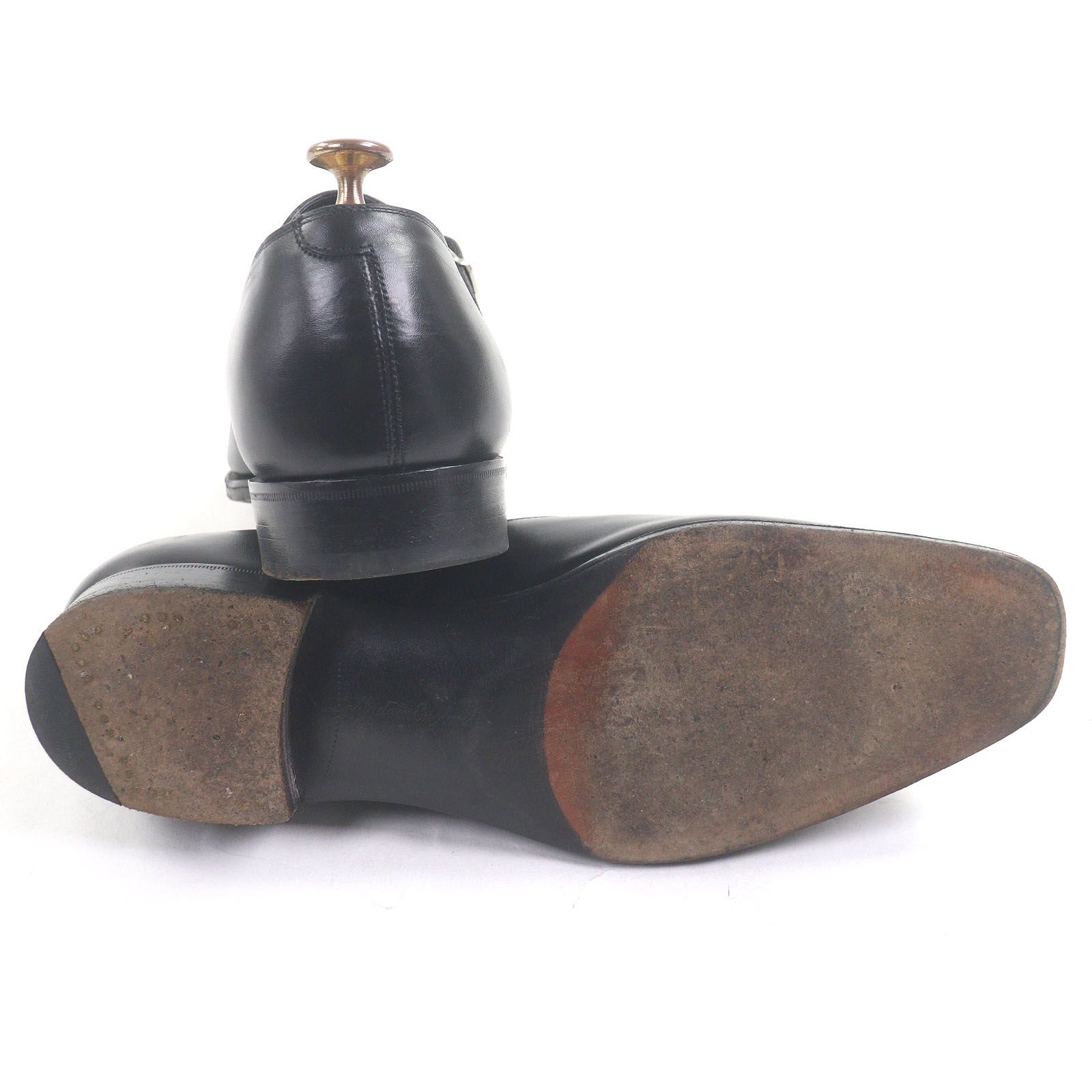 良品□EDWARD GREEN エドワードグリーン レザー モンクストラップ