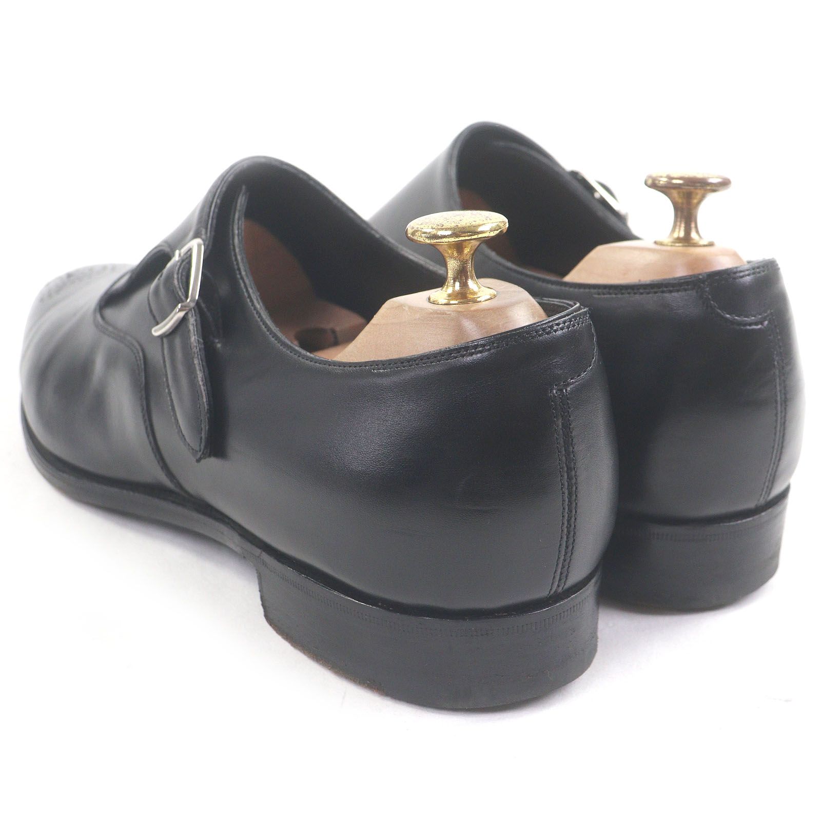 良品□EDWARD GREEN エドワードグリーン レザー モンクストラップ