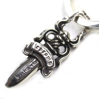 美品▽CHROME HEARTS クロムハーツ CLP CHN CLASSIC ショート 