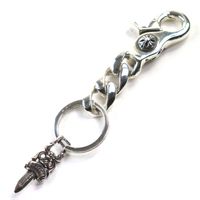 美品▽CHROME HEARTS クロムハーツ CLP CHN CLASSIC ショート 