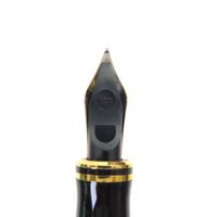 極美品▽PARKER パーカー デュオ フォールド 18K マーブル ブルー