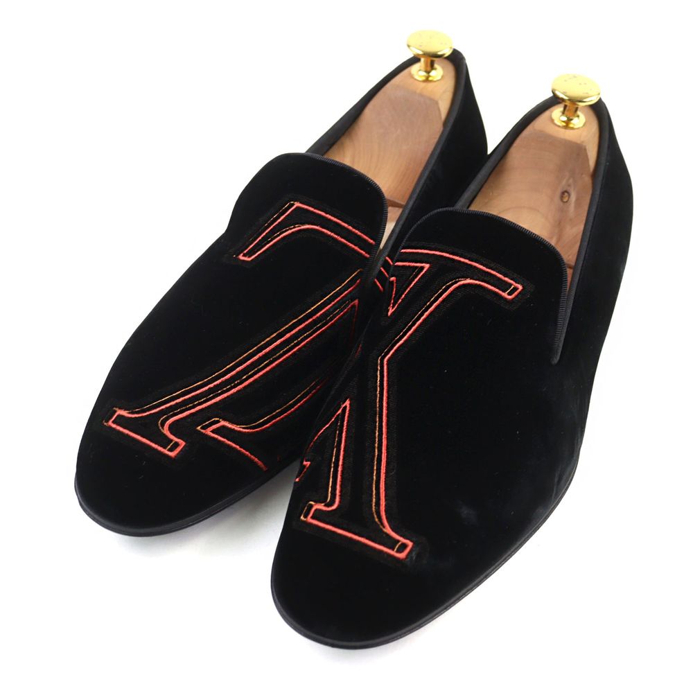 Louis Vuitton Auteuil Loafers LOUIS VUITTON Auteuil Velvet Shoes  main image 3