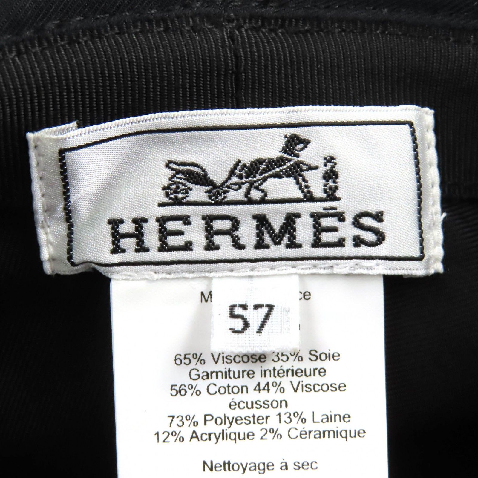 極美品△HERMES エルメス ハーパー・Hセリエ コットン100％ バケット