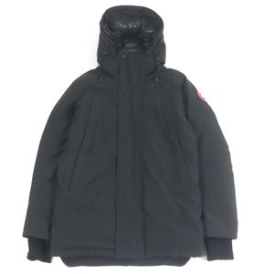 Excellent condition CANADA GOOSE 3400M SANFORD PARKA with logo patch, hooded down coat, black, size XS, authentic, made in Canada, men's
