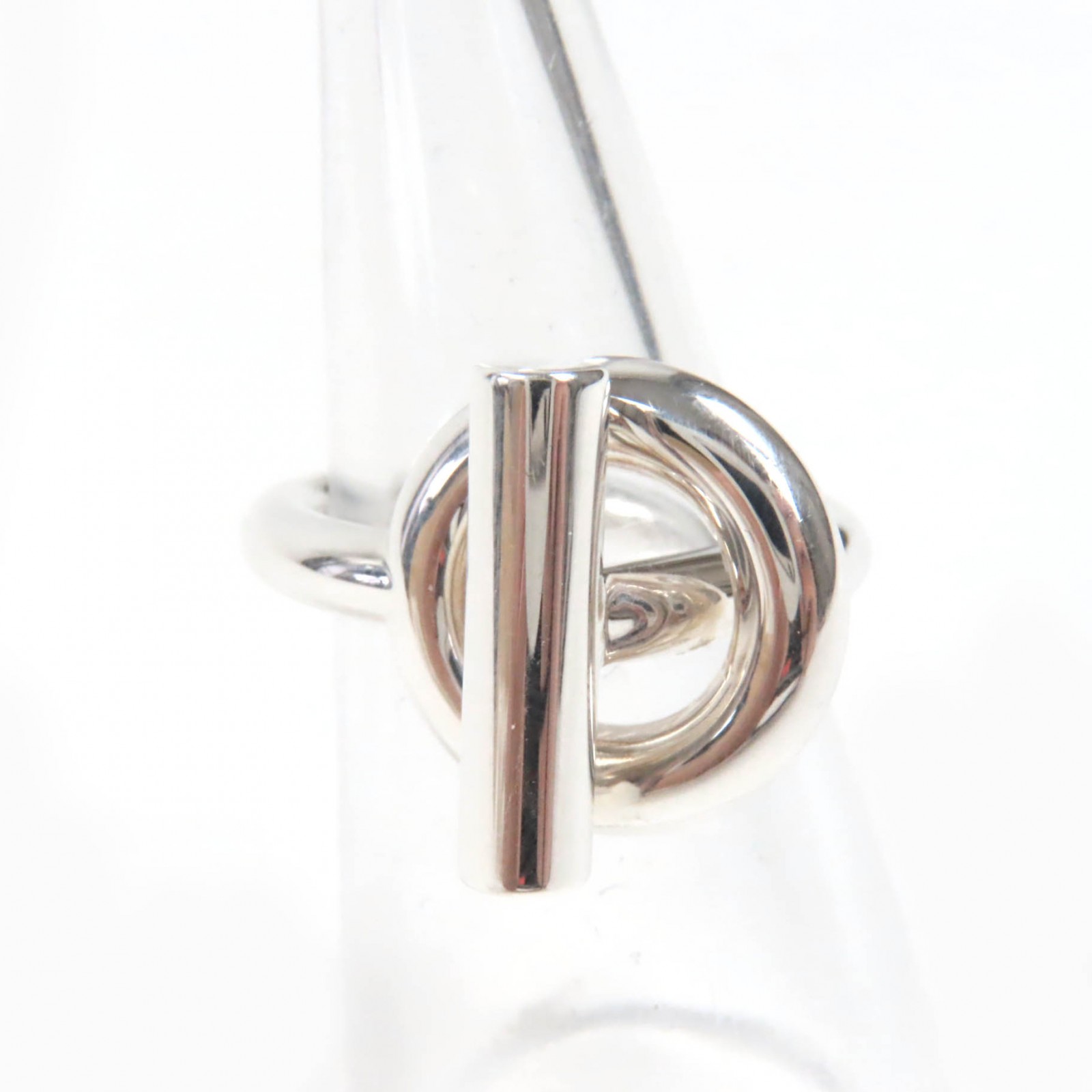 愛馬仕 (HERMES) 2022 Echappé MM AG925 22BD167184 戒指，銀色，51號（相當於日本11號），含原裝盒，義大利製造，重9.9克，女士款，成色極佳。