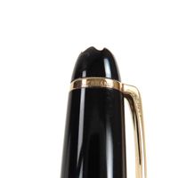 成色極佳 ▼MONTBLANCMeisterstück 經典款 14K 金 M 尖 白星鋼筆 黑金 德國製造 男士