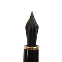 成色極佳 ▼MONTBLANCMeisterstück 經典款 14K 金 M 尖 白星鋼筆 黑金 德國製造 男士