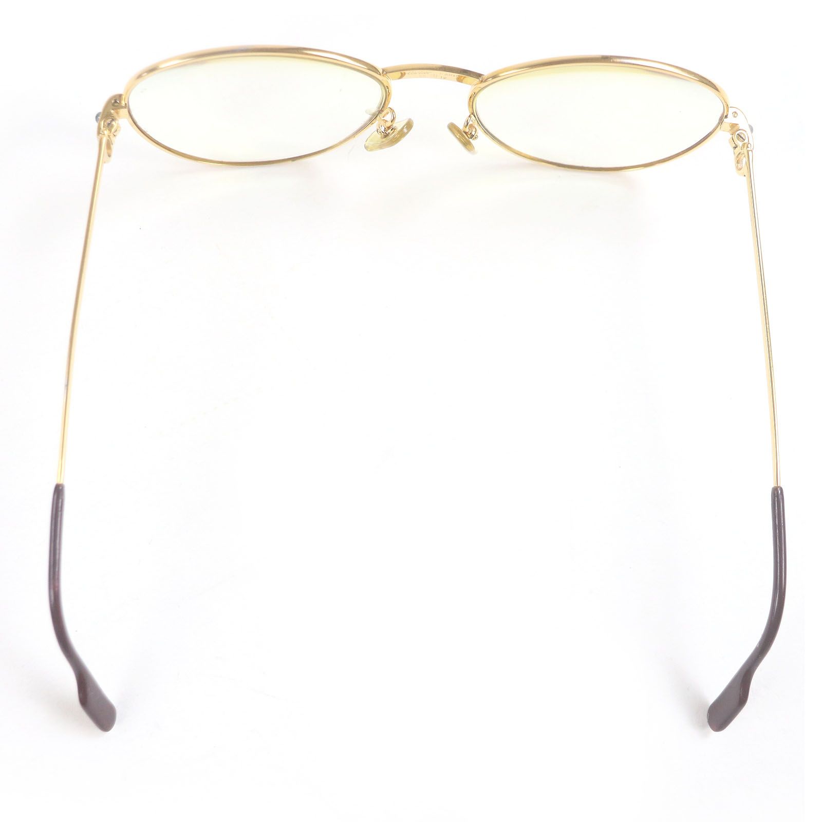 良品□Cartier カルティエ トリニティ 2Pサファイア メガネ 眼鏡 アイ