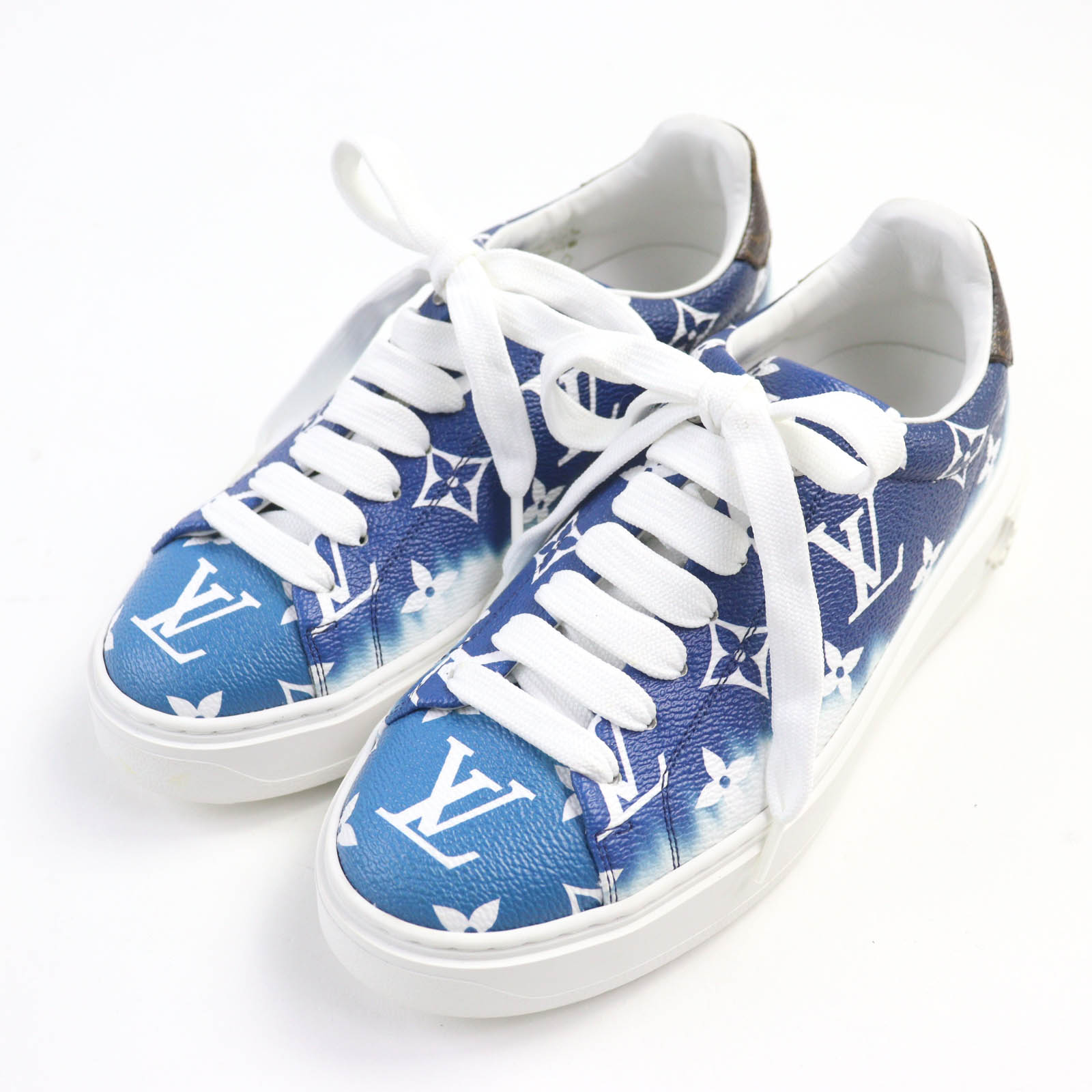 LOUIS VUITTON (ルイヴィトン) タイムアウトライン スニーカー デニム 