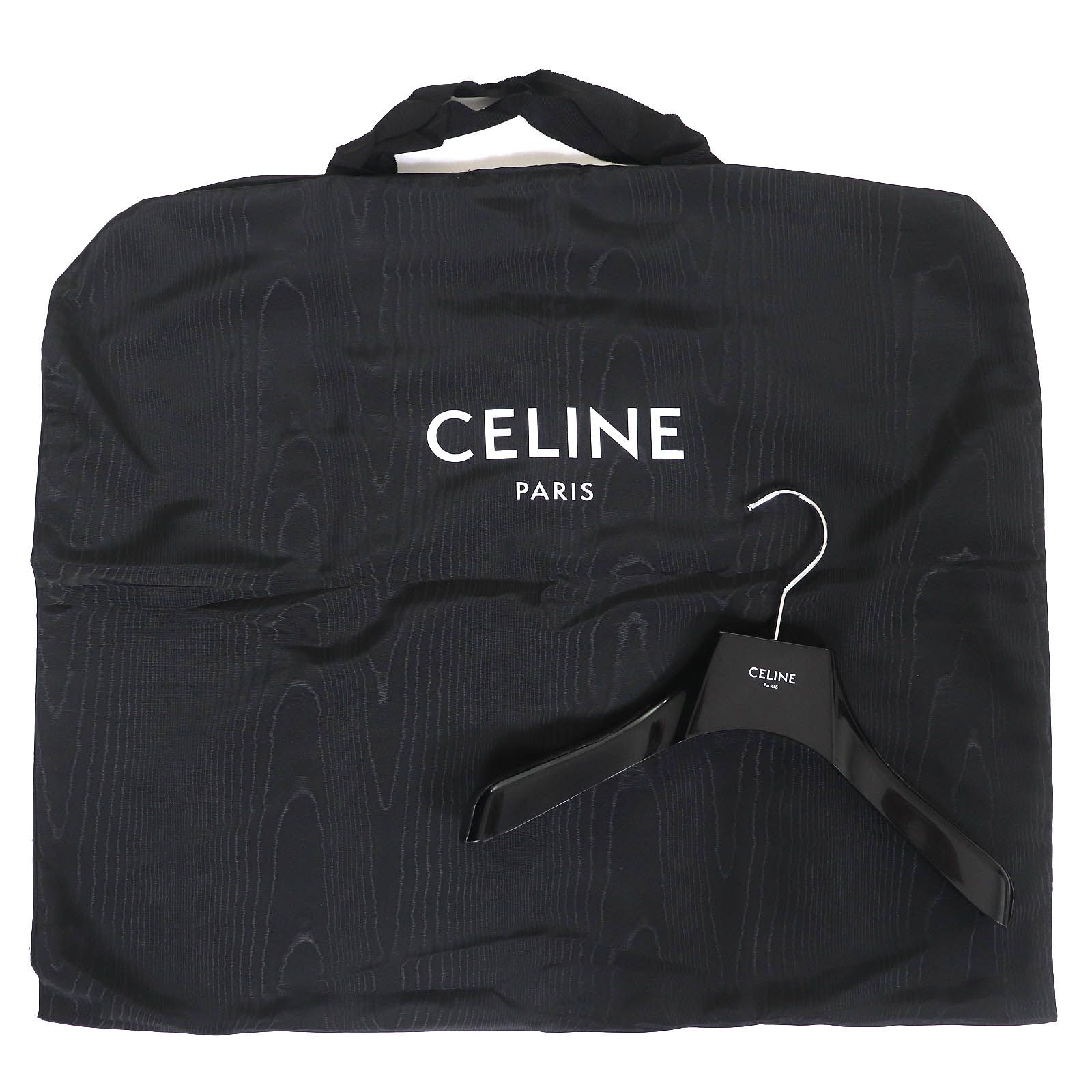 極美△CELINE セリーヌ 2W16B029X トリオンフ金ボタン キルティングチェック オーバーサイズ フーディー ジャケット ネイビー 36 正規品 極美品△CELINE セリーヌ 2W16B029X コットン100％ トリオンフ金ボタン