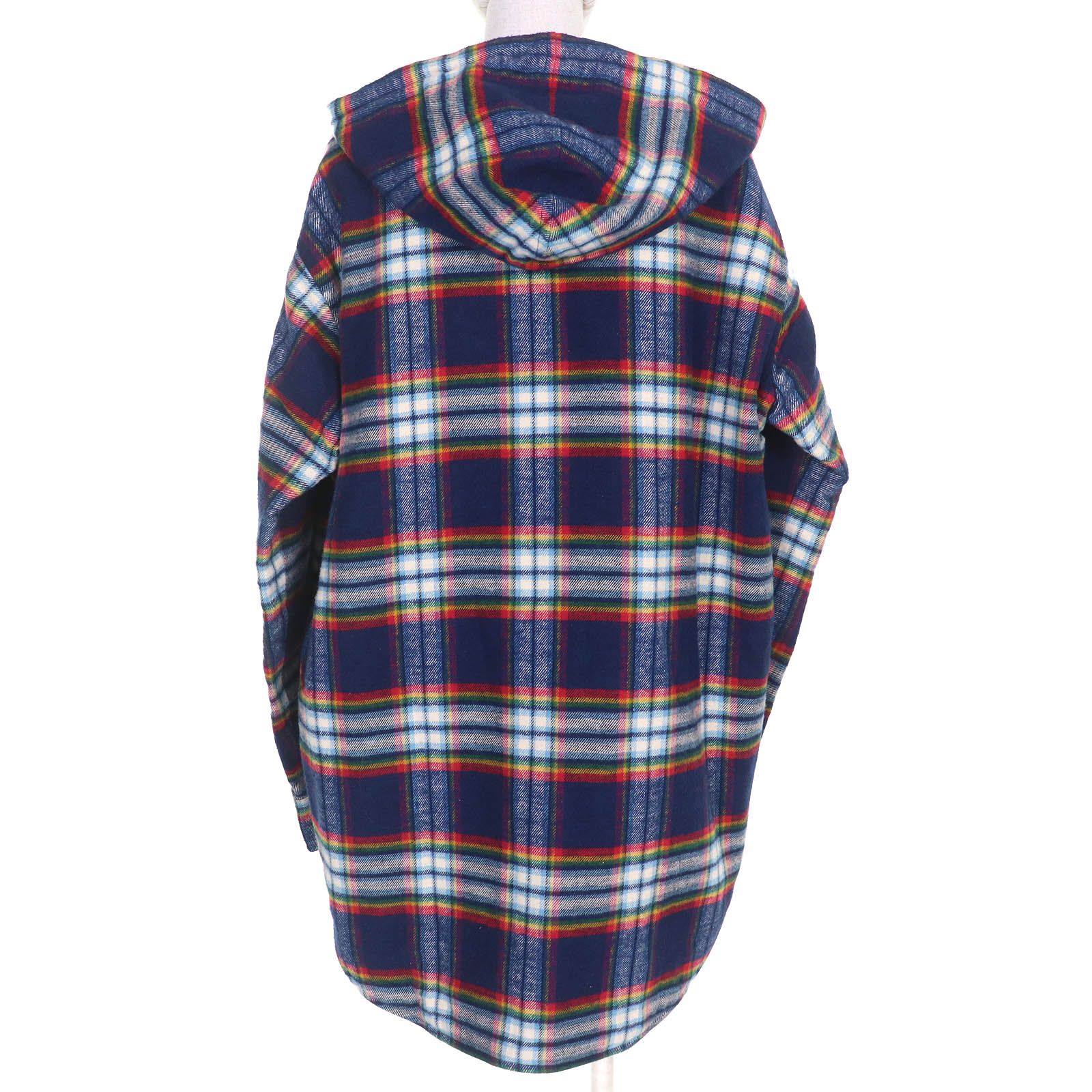 極美品△CELINE セリーヌ 2W16B029X コットン100％ トリオンフ金ボタン