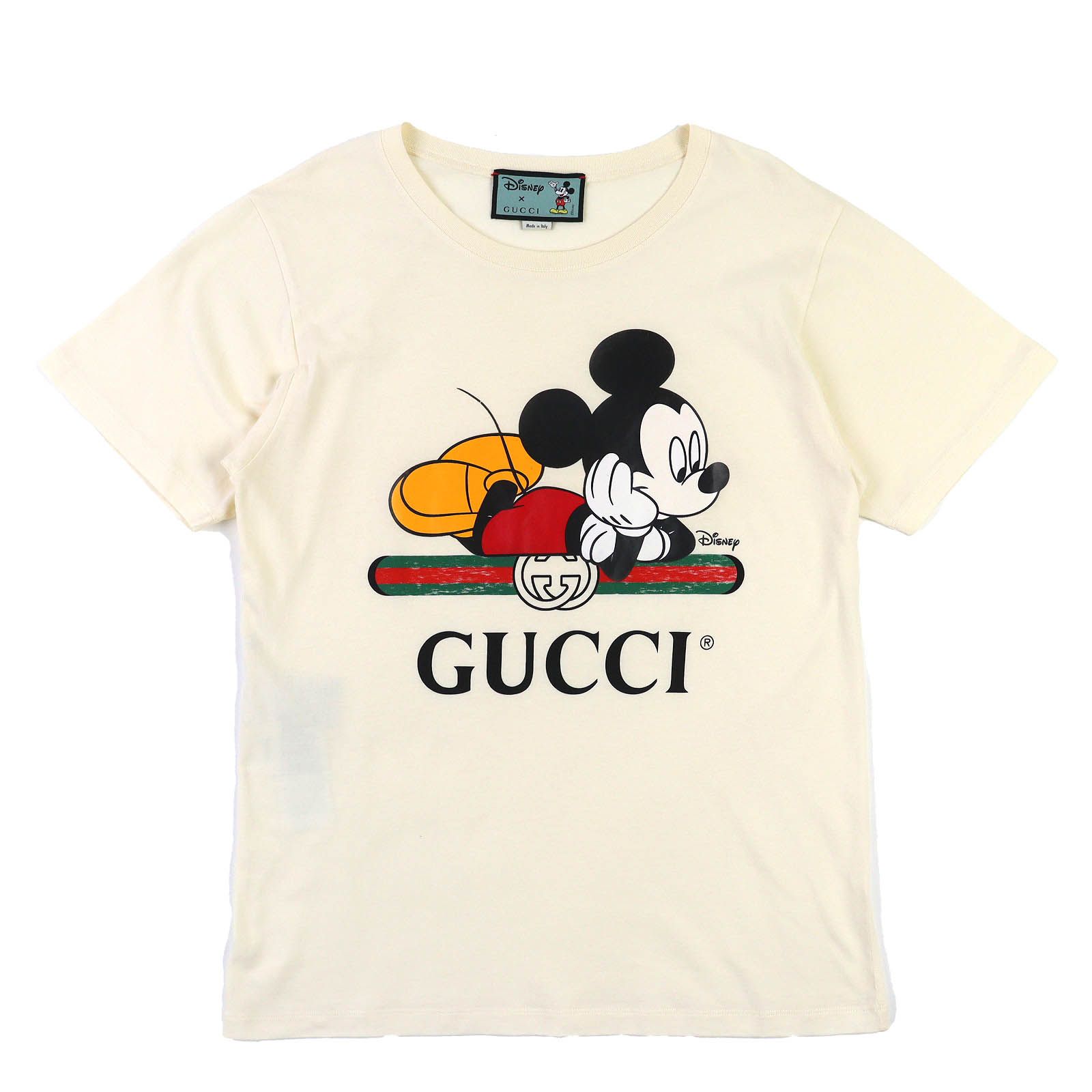 Excellent condition GUCCI x Disney 20SS 492347 100% cotton crew