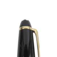 成色極佳的MONTBLANCMeisterstück 經典款黑色金邊原子筆，附筆盒，德國製造，男士款，書寫流暢。