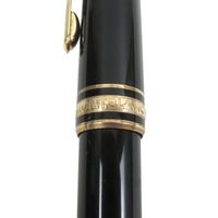 成色極佳的MONTBLANCMeisterstück 經典款黑色金邊原子筆，附筆盒，德國製造，男士款，書寫流暢。