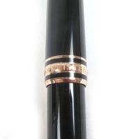 成色極佳的MONTBLANCMeisterstück 經典款原子筆，黑色和玫瑰金配色，帶原始筆盒，德國製造，男士款，書寫流暢。