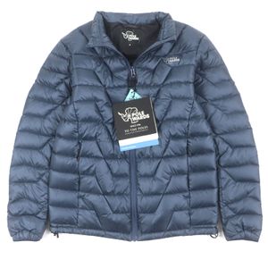 Unused POLE WARDS PW2QJL07 Fusiondry Down L.W. Jacket, Logo Zip-Up Down Jacket, Navy, Size Small, Authentic, Men's