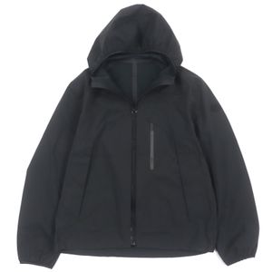 Excellent condition ▼ MONCLER 2020 SATTOUF back logo hooded zip-up nylon windbreaker jacket, black, size 0, authentic, men's