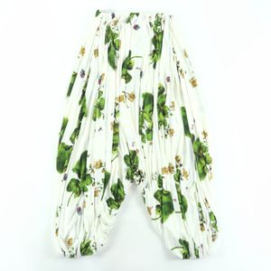 Unused LOEWE 24SS S540Y04XJY Rayon Cotton Printed Viscose Pant with Anagram Design, Multicolor, Color 36, Made in Italy, Authentic, Women's, Original Price: ¥310,300