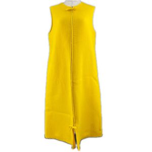 Unused RAF SIMONS SIMONS 21-22AW Mohair Blend RIBON Zip Sleeveless Dress, Size 36, Made in Italy, Authentic