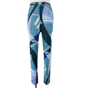 Excellent condition: PLEATS PLEASE Issey Miyake pleated pants, multicolor, size 4, made in 2011, PP31JF673, made in Japan, authentic, women's.