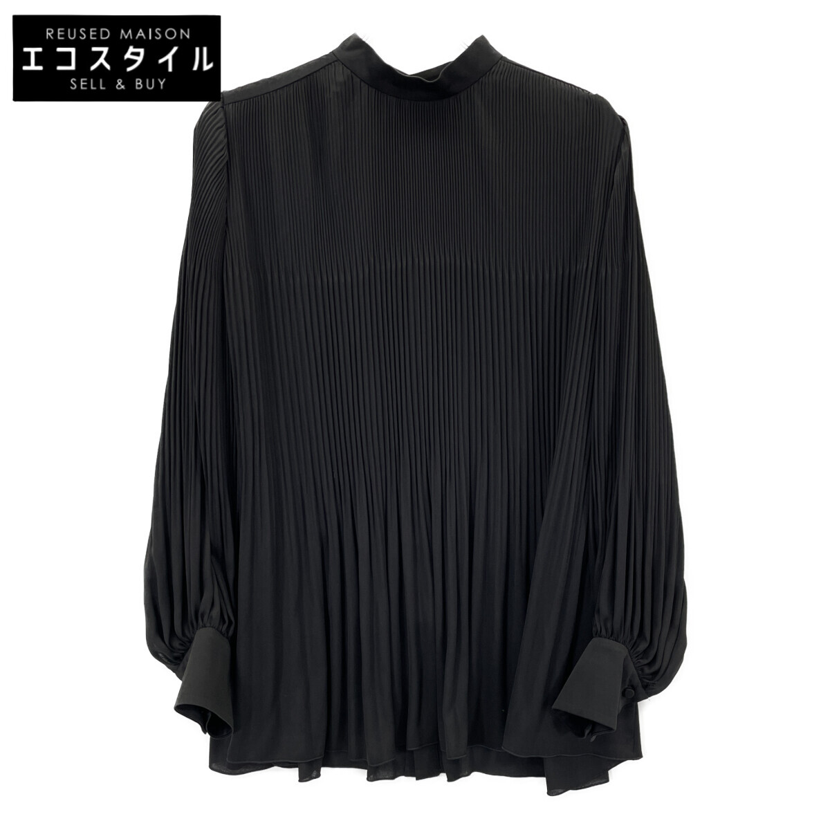 Adore 531-3110217 Black Back Satin Amunzen Blouse 38 | 日本二手