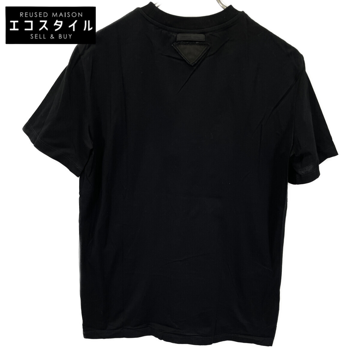 Prada [x UNIVERSAL] 35838 2019 Black Frankenstein T-shirt, Size S