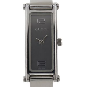 グッチ GUCCI 腕時計 1500L ステンレススチール クオーツ アナログ表示 シルバー文字盤 レディース【中古】