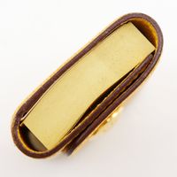 Pre-owned Hermès Post-it Case, Yellow Leather, Other Accessories