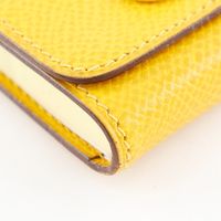 Pre-owned Hermès Post-it Case, Yellow Leather, Other Accessories