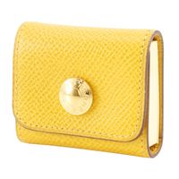 Pre-owned Hermès Post-it Case, Yellow Leather, Other Accessories