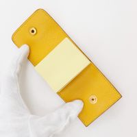 Pre-owned Hermès Post-it Case, Yellow Leather, Other Accessories