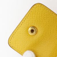 Pre-owned Hermès Post-it Case, Yellow Leather, Other Accessories