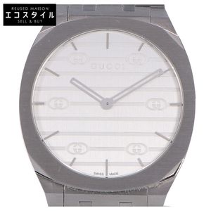 グッチ 【美品】YA163402 SS 25H クオーツ