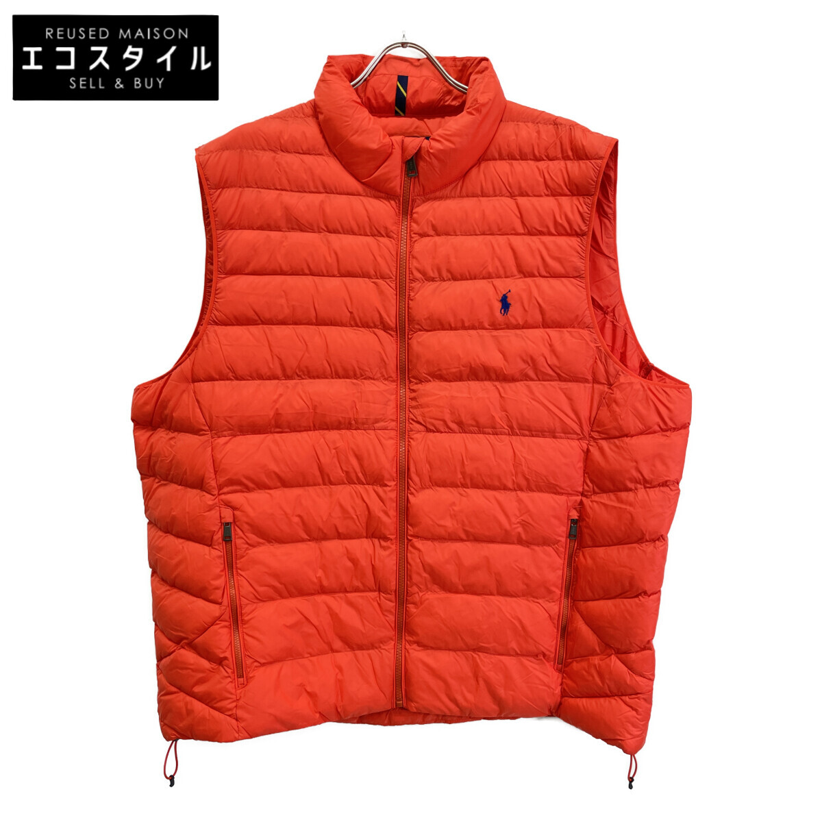 Polo Ralph Lauren Orange Down Vest XXL | 日本二手精品 ｜ DOKODEMO