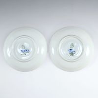 Pre-owned Royal Copenhagen Blue flower Curve tableware cup and saucer x 2