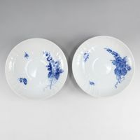 Pre-owned Royal Copenhagen Blue Flower Curve tableware cup and saucer x 2 Blue Flower Curve