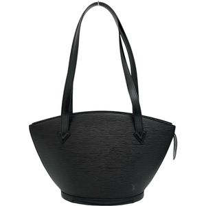 LOUIS VUITTON/루이비통 M52262 선잭 쇼핑 숄더백 에피레더 블랙(느와르)/골드 쇠장식 레이디스[중고]