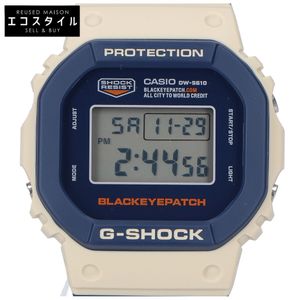 ジーショック ｘBlackEyePatch【新品同様】 DW-5610BEP-2JR  デジタル クオーツ