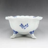 로얄 코펜하겐 Royal Copenhagen 파이언스 트렁크 웨버 꽃병 자르디니에르 Faience Trunk Weber _【중고】