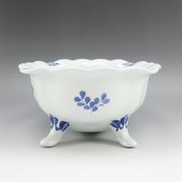 로얄 코펜하겐 Royal Copenhagen 파이언스 트렁크 웨버 꽃병 자르디니에르 Faience Trunk Weber _【중고】