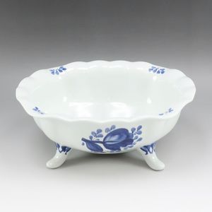 로얄 코펜하겐 Royal Copenhagen 파이언스 트렁크 웨버 꽃병 자르디니에르 Faience Trunk Weber _【중고】