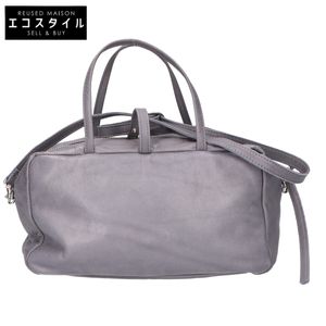 레버직 【신품 같은】 GALERIE VIE 별주 2WAY SOFT TOTE 2WAY 숄더