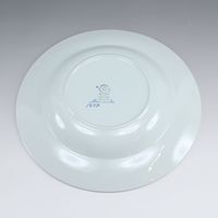 로얄 코펜하겐 Royal Copenhagen 파이언스 트렁크 웨버 식기 딥 Plate ×3 Faience Trunk Weber _【중고】