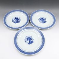 Pre-owned Royal Copenhagen Faience Trunk Weber Dish Plate x 5