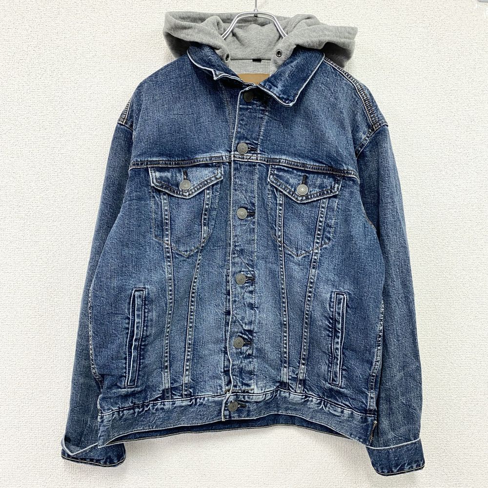 헌 옷 used AMERICAN EAGLE 아메리칸 이글 데님 재킷/G쟌 후드 첨부 인디고 M사이즈 | 日本二手精品 ｜ 도코데모