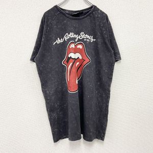 헌 옷 used The Rolling Stones 롤링 스톤즈 반소매 프린트 T셔츠 밴드 T 블랙 블랙 XL 사이즈