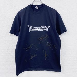 헌 옷 used FRUIT OF THE LOOM DARKSKY 반팔 T셔츠 밴드 T 투어 T사인들이 블랙 L 사이즈