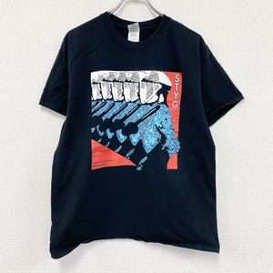 헌 옷 used GILDAN 길단 스틱 투유아 건즈 반소매 프린트 T셔츠 밴드 T 블랙 블랙 L 사이즈