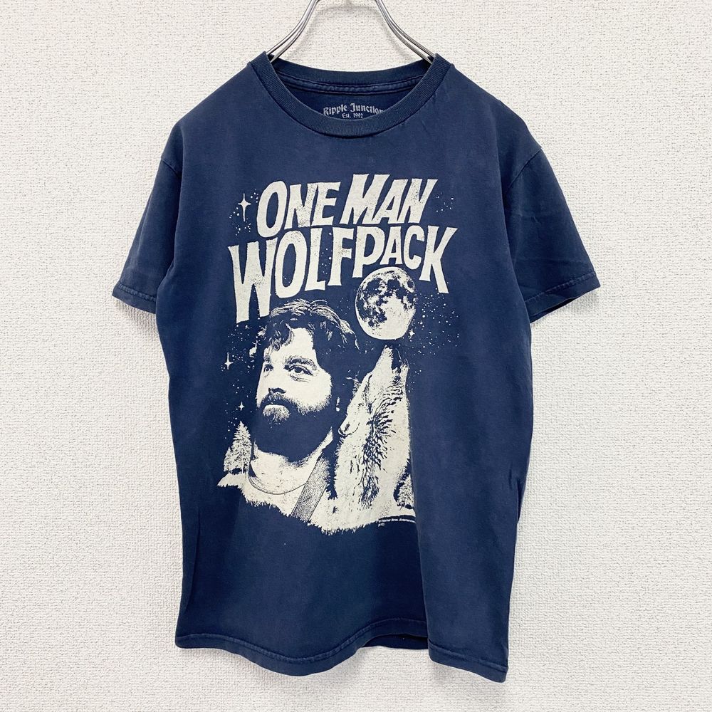 헌 옷 used Ripple Junction 리플 정션 반소매 프린트 T셔츠 무비 T감 네이비 S사이즈 | 日本二手精品 ｜ 도코데모